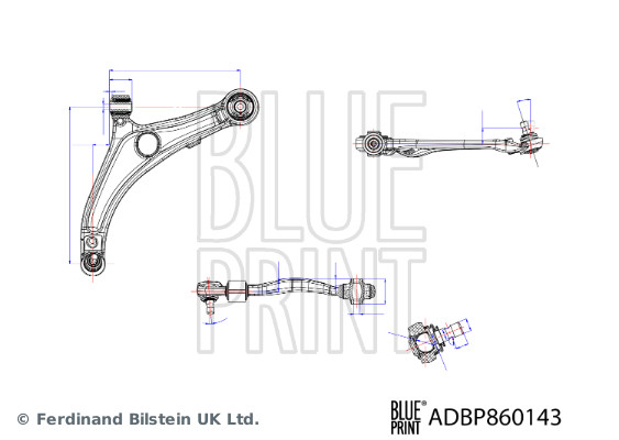 Blue Print Draagarm ADBP860143