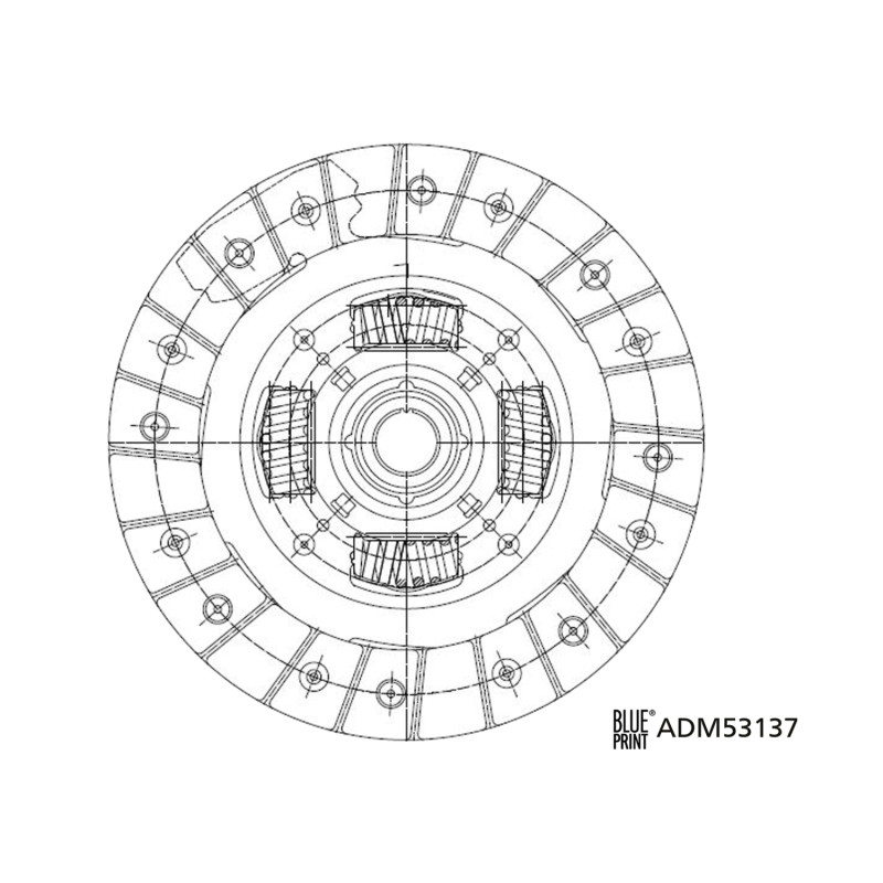 Frictieplaat Blue Print ADM53137