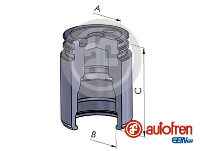 Remzadel/remklauw zuiger Autofren Seinsa D025251