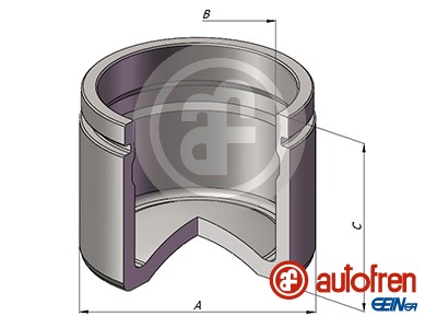 Remzadel/remklauw zuiger Autofren Seinsa D025495