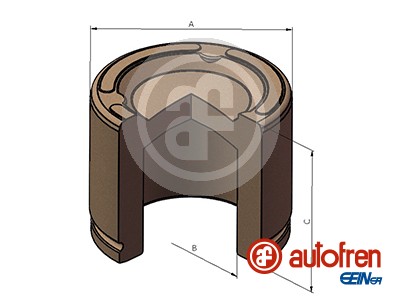 Remzadel/remklauw zuiger Autofren Seinsa D025496