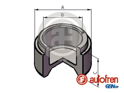 Remzadel/remklauw zuiger Autofren Seinsa D025519