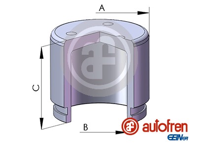 Remzadel/remklauw zuiger Autofren Seinsa D02553