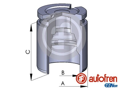 Remzadel/remklauw zuiger Autofren Seinsa D025667