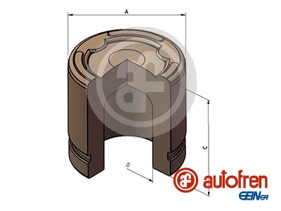 Remzadel/remklauw zuiger Autofren Seinsa D025680