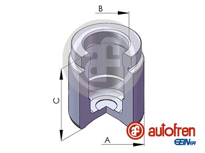 Remzadel/remklauw zuiger Autofren Seinsa D025689