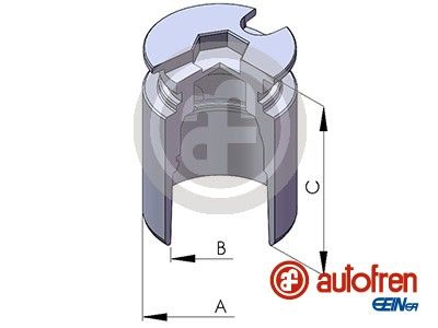 Remzadel/remklauw zuiger Autofren Seinsa D025777