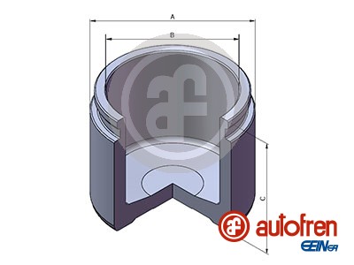 Remzadel/remklauw zuiger Autofren Seinsa D025820