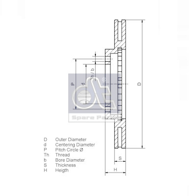 Dt Spare Parts Remschijven 7.36005