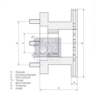 Dt Spare Parts Remschijven 7.36017