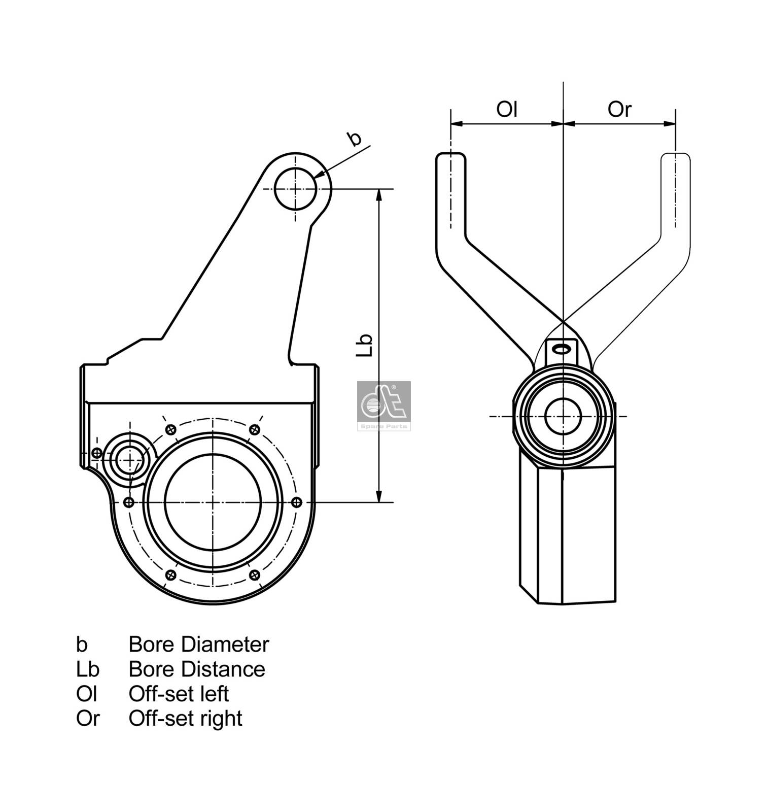 Remstelinrichting Dt Spare Parts 6.60102
