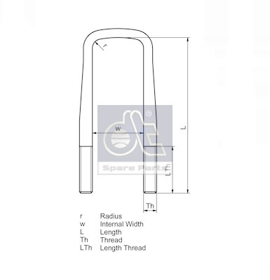 Dt Spare Parts Veerklem 10.16318