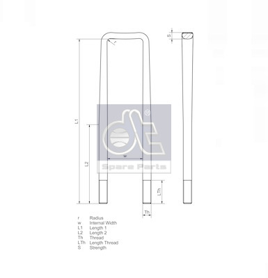 Dt Spare Parts Veerklem 2.62560