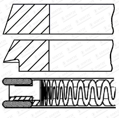 Zuigerveren Goetze Engine 08-102506-00