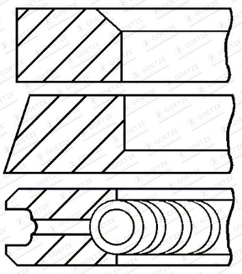 Zuigerveren Goetze Engine 08-105400-00