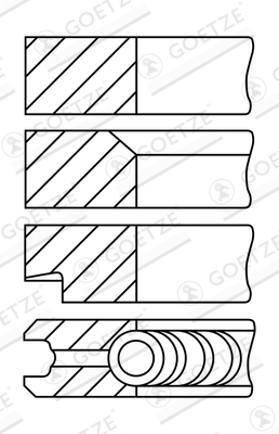 Zuigerveren Goetze Engine 08-106700-00