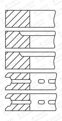 Zuigerveren Goetze Engine 08-126307-10