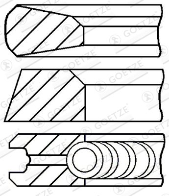 Zuigerveren Goetze Engine 08-135500-10