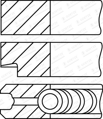 Zuigerveren Goetze Engine 08-137606-00