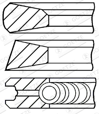 Zuigerveren Goetze Engine 08-138700-00