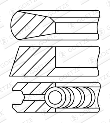 Zuigerveren Goetze Engine 08-141900-10