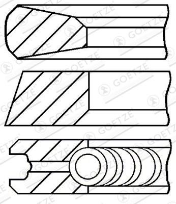 Zuigerveren Goetze Engine 08-142000-00