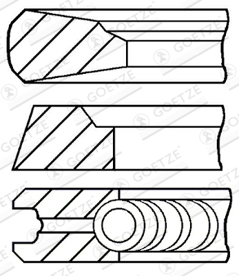 Zuigerveren Goetze Engine 08-143600-10