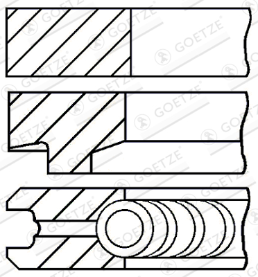 Zuigerveren Goetze Engine 08-146100-00