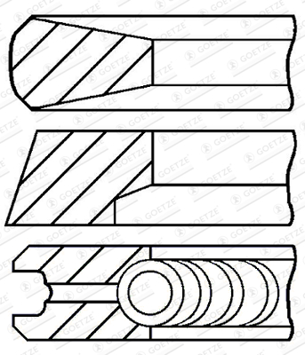 Zuigerveren Goetze Engine 08-146300-10