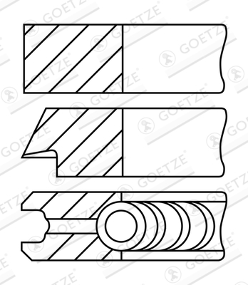 Zuigerveren Goetze Engine 08-148300-00