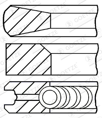 Zuigerveren Goetze Engine 08-152900-00