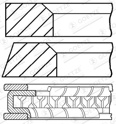 Zuigerveren Goetze Engine 08-154206-00