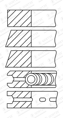 Zuigerveren Goetze Engine 08-164400-00