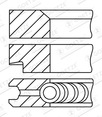 Zuigerveren Goetze Engine 08-176700-10