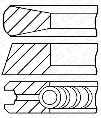 Zuigerveren Goetze Engine 08-181100-00