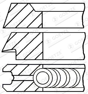 Zuigerveren Goetze Engine 08-182400-10