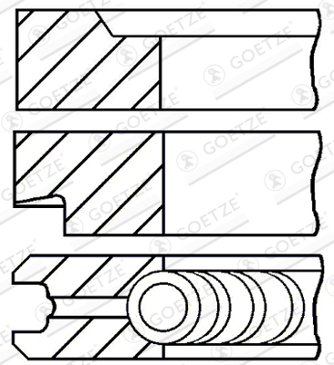 Zuigerveren Goetze Engine 08-206800-00