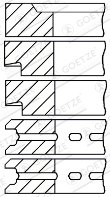 Zuigerveren Goetze Engine 08-241300-00