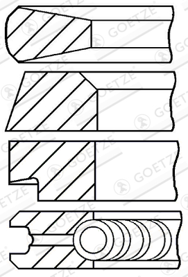 Zuigerveren Goetze Engine 08-274800-10