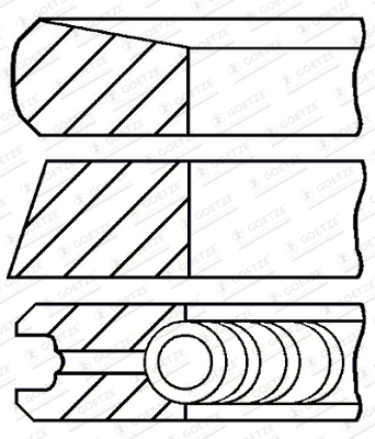 Zuigerveren Goetze Engine 08-288200-00