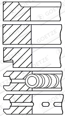 Zuigerveren Goetze Engine 08-313100-00