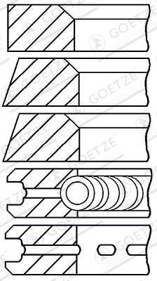 Zuigerveren Goetze Engine 08-325000-00