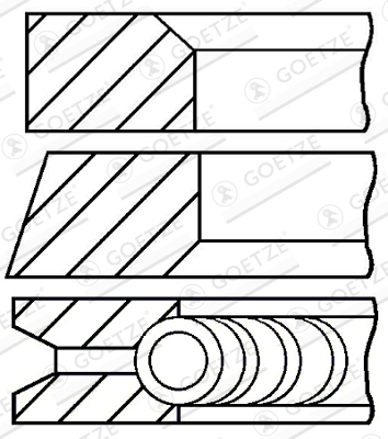 Zuigerveren Goetze Engine 08-336600-00