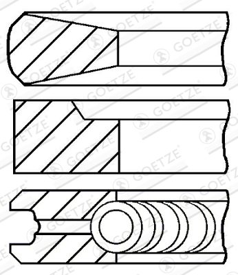 Zuigerveren Goetze Engine 08-337500-00