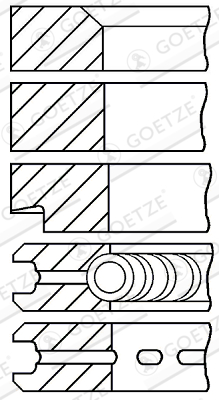 Zuigerveren Goetze Engine 08-343700-00