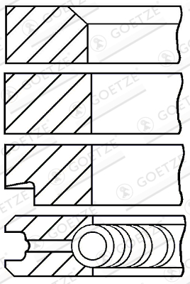 Zuigerveren Goetze Engine 08-347600-10