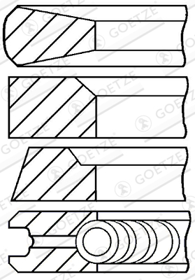 Zuigerveren Goetze Engine 08-347900-10