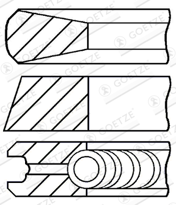 Zuigerveren Goetze Engine 08-421600-10