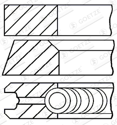 Zuigerveren Goetze Engine 08-428707-00