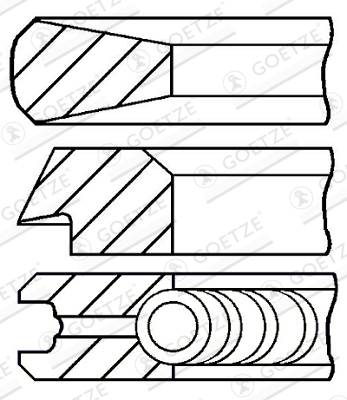 Zuigerveren Goetze Engine 08-428800-00